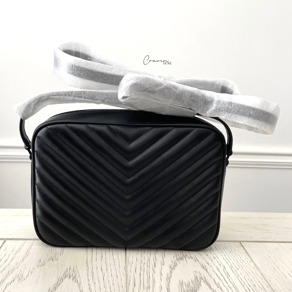 ❌❌SOLD❌❌ New Saint Laurent Lou Camera Bag Black - Picture 3 of 10